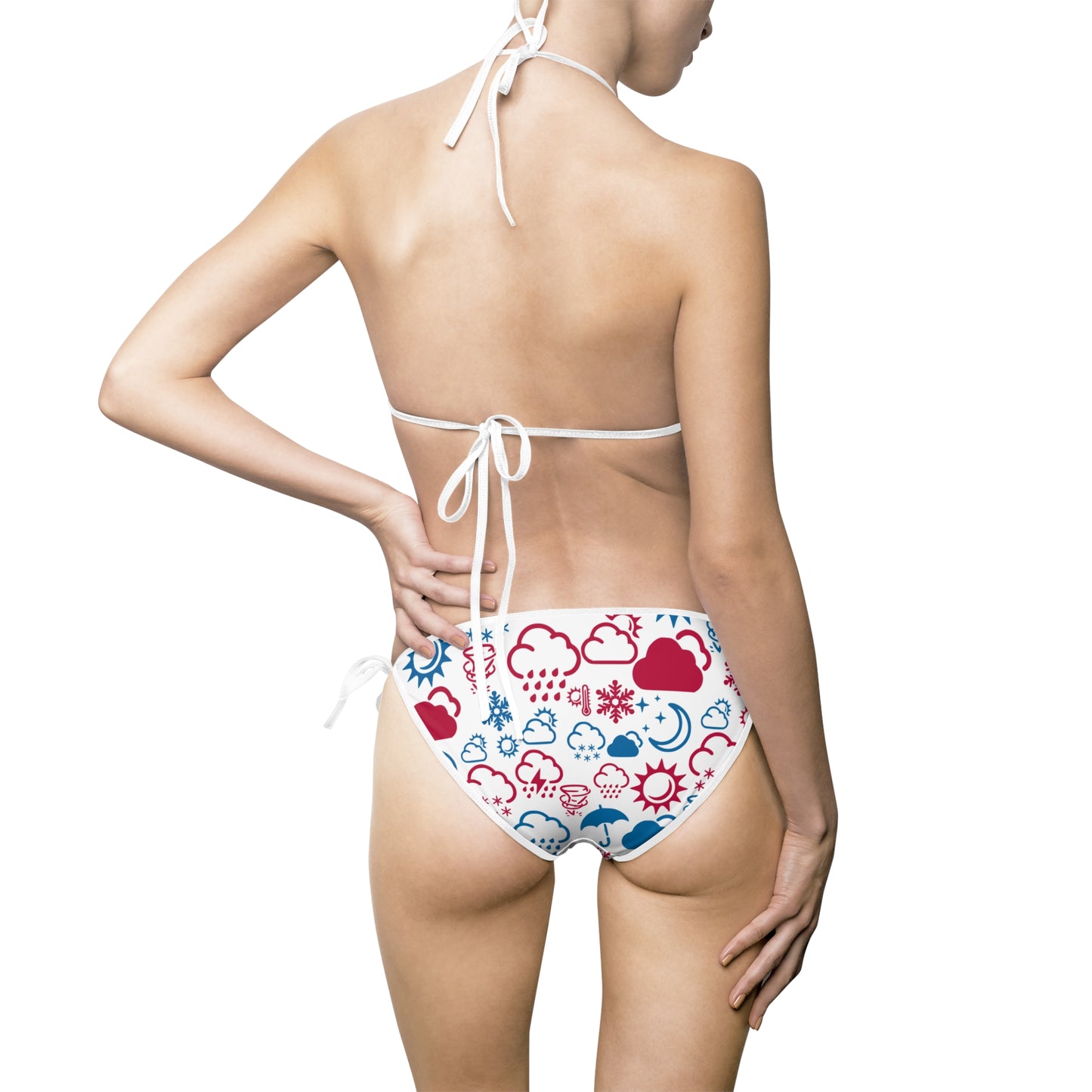Wx Icon (Rouge/Blanc/Bleu) Bikini Maillot de Bain