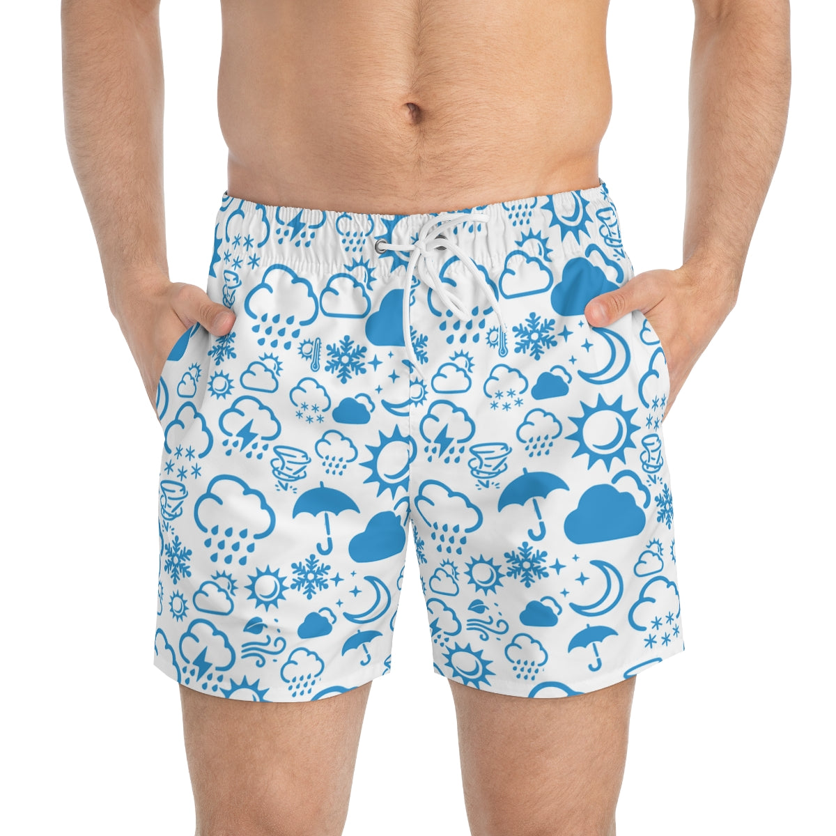 Maillot de bain Wx Icon (Blanc/Bleu)