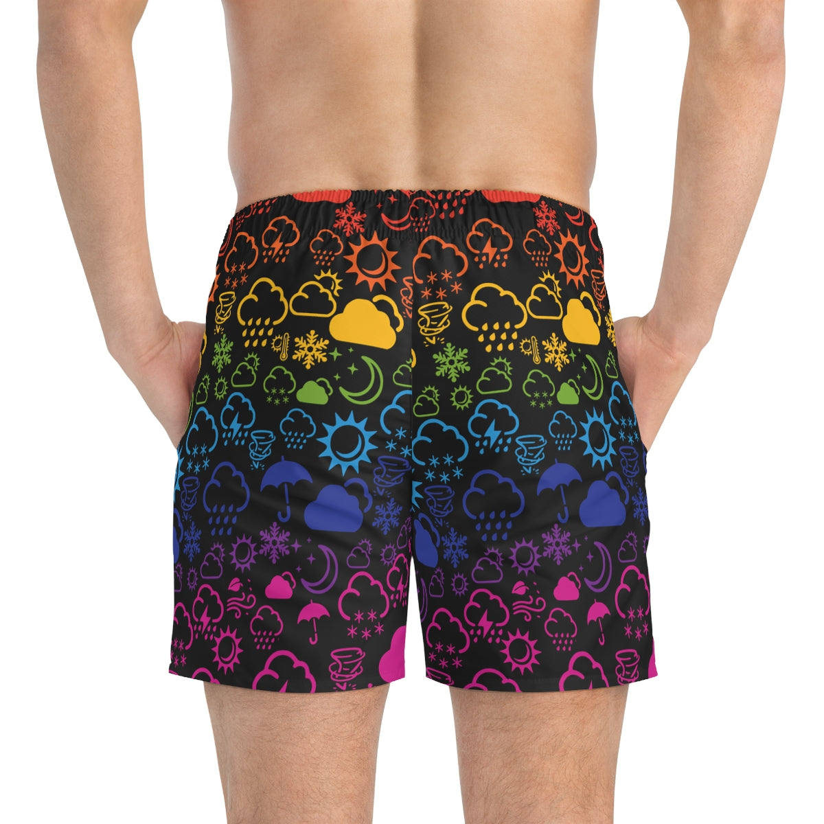 Maillot de bain Wx Icon (noir/arc-en-ciel)