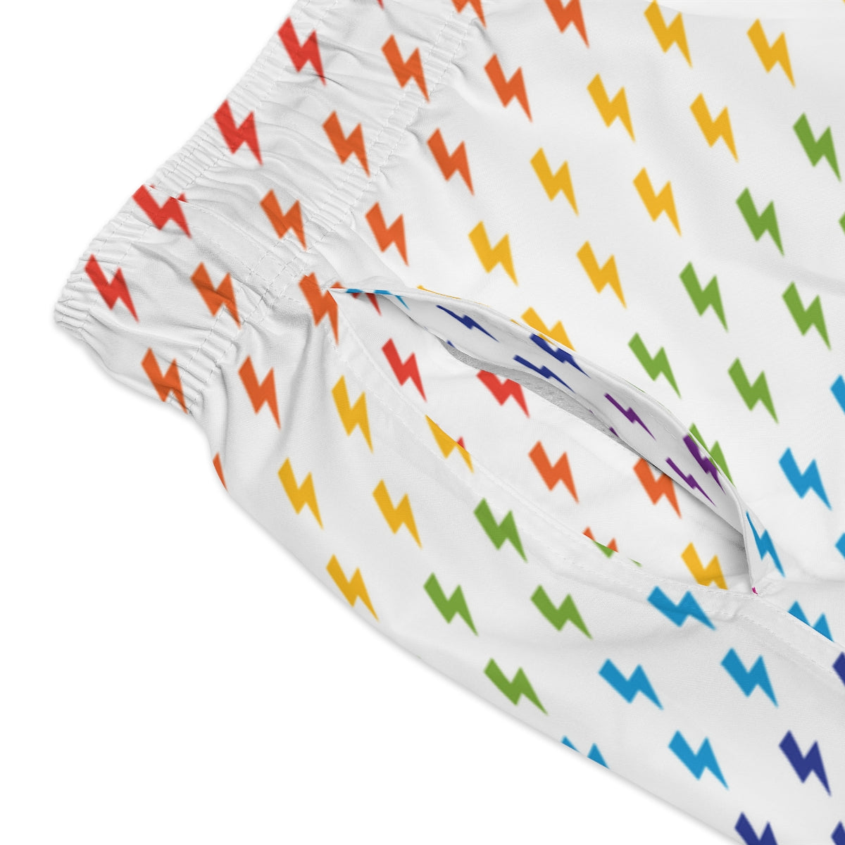 Maillot de bain Lightning (blanc/arc-en-ciel)
