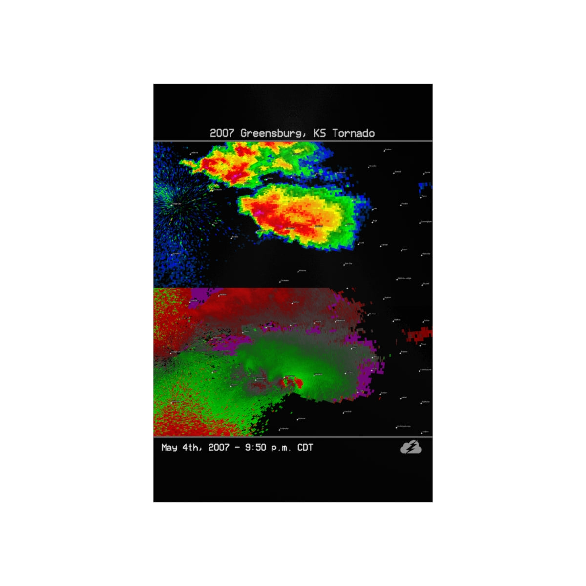 Greensburg, KS 2007 Tornade Poster