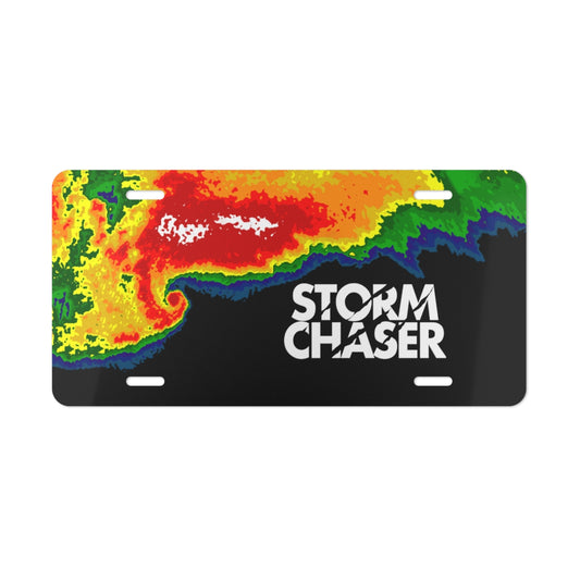 Storm Chaser License Plate