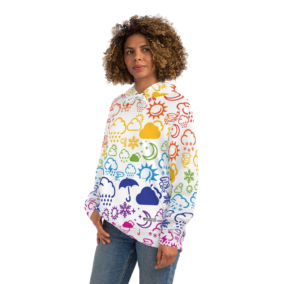 Sudadera con capucha Wx Icon (arcoíris)
