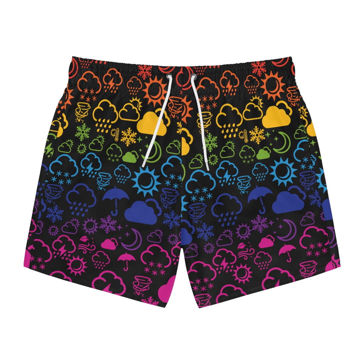 Maillot de bain Wx Icon (noir/arc-en-ciel)