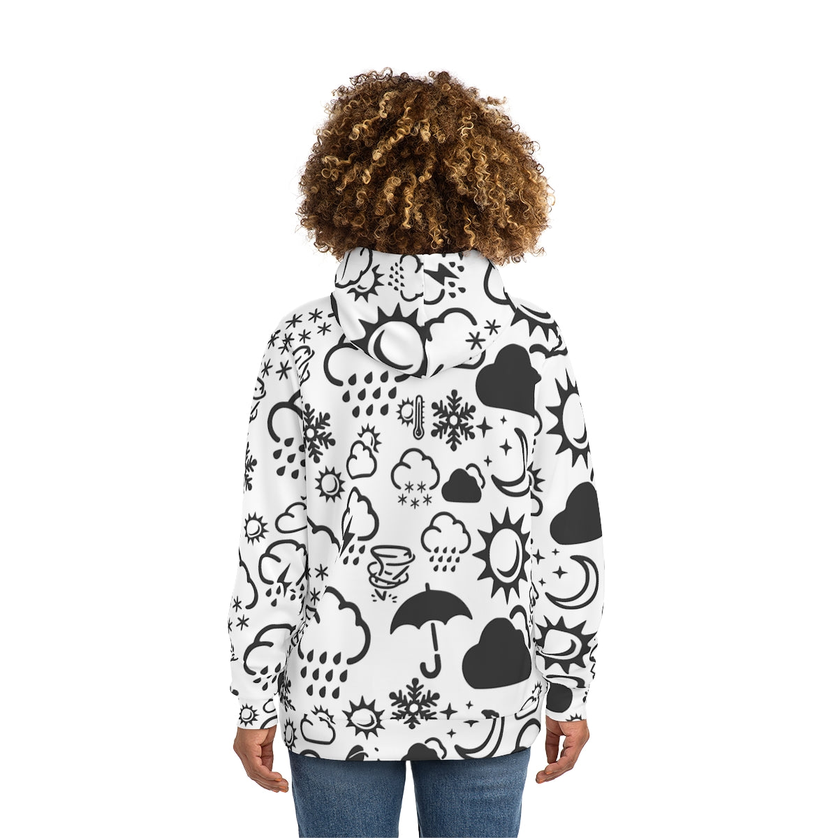 Wx Icon (Blanc/Noir) Sweat à capuche