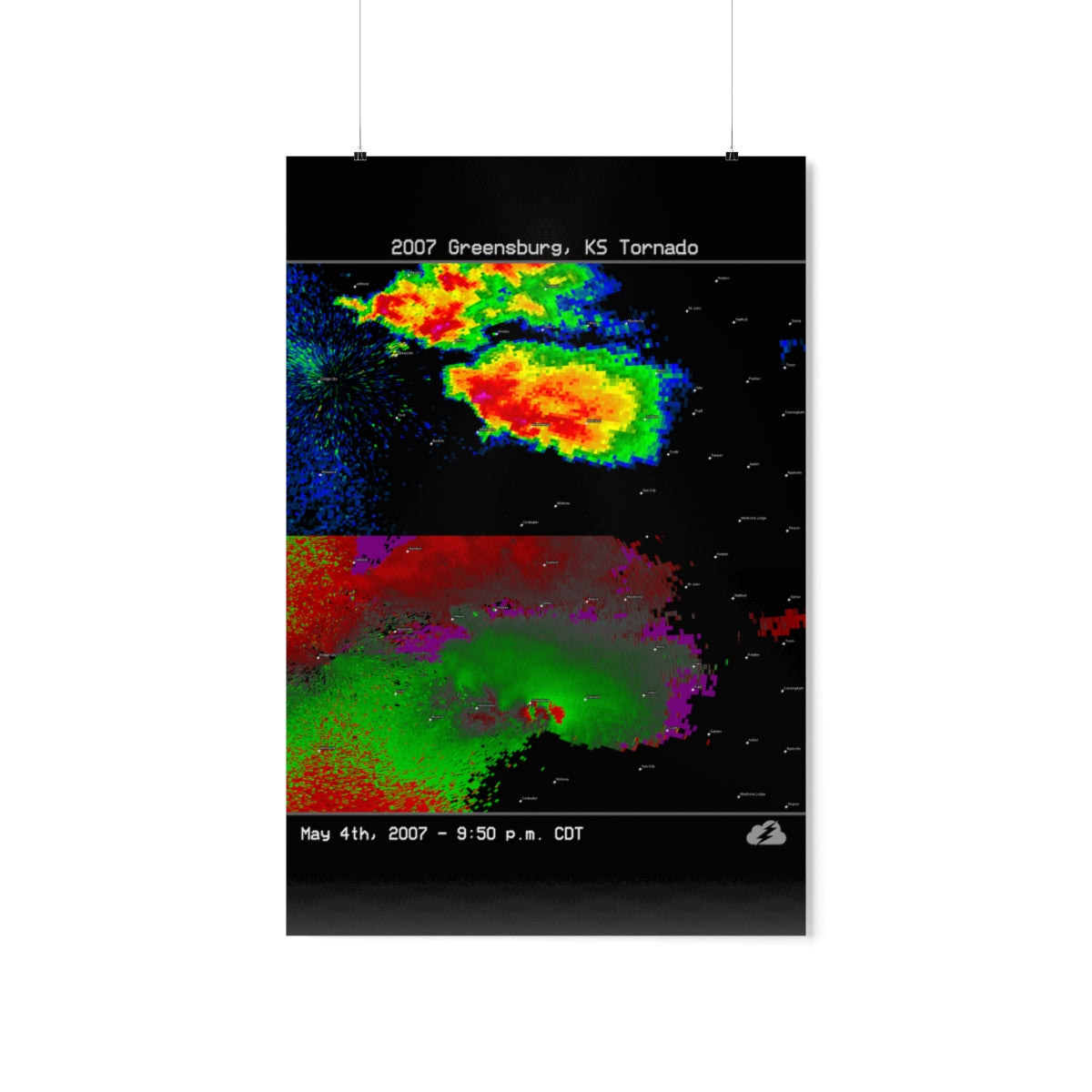 Greensburg, KS 2007 Tornade Poster