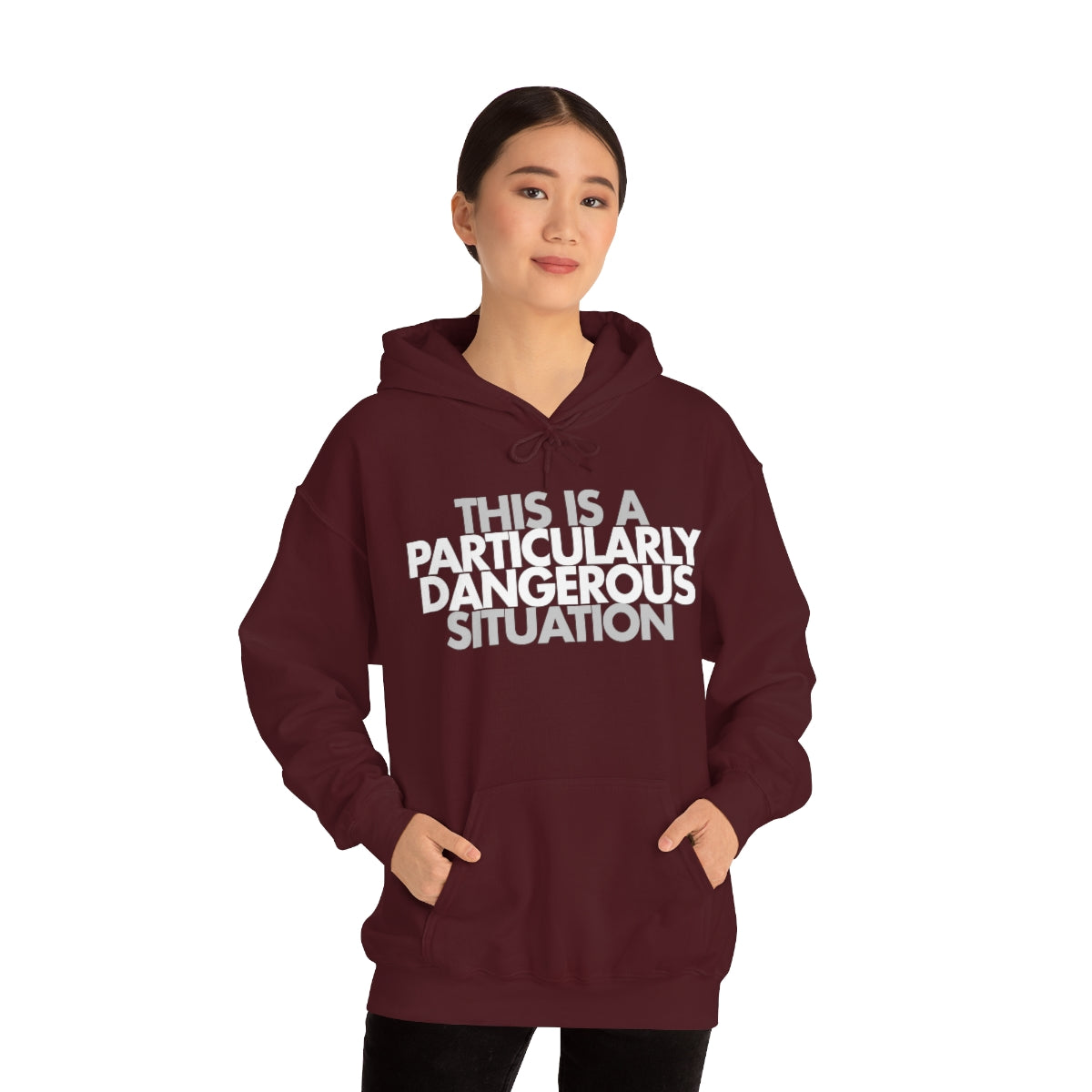 Esta es una sudadera con capucha PDS