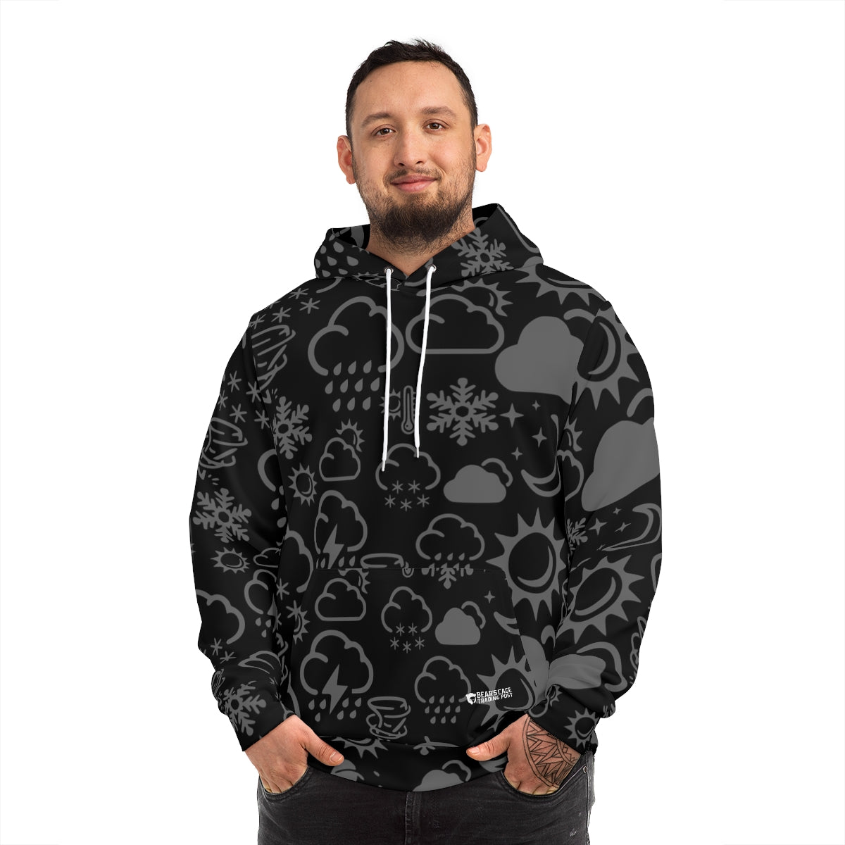 Sudadera con capucha Wx Icon (negro/gris)