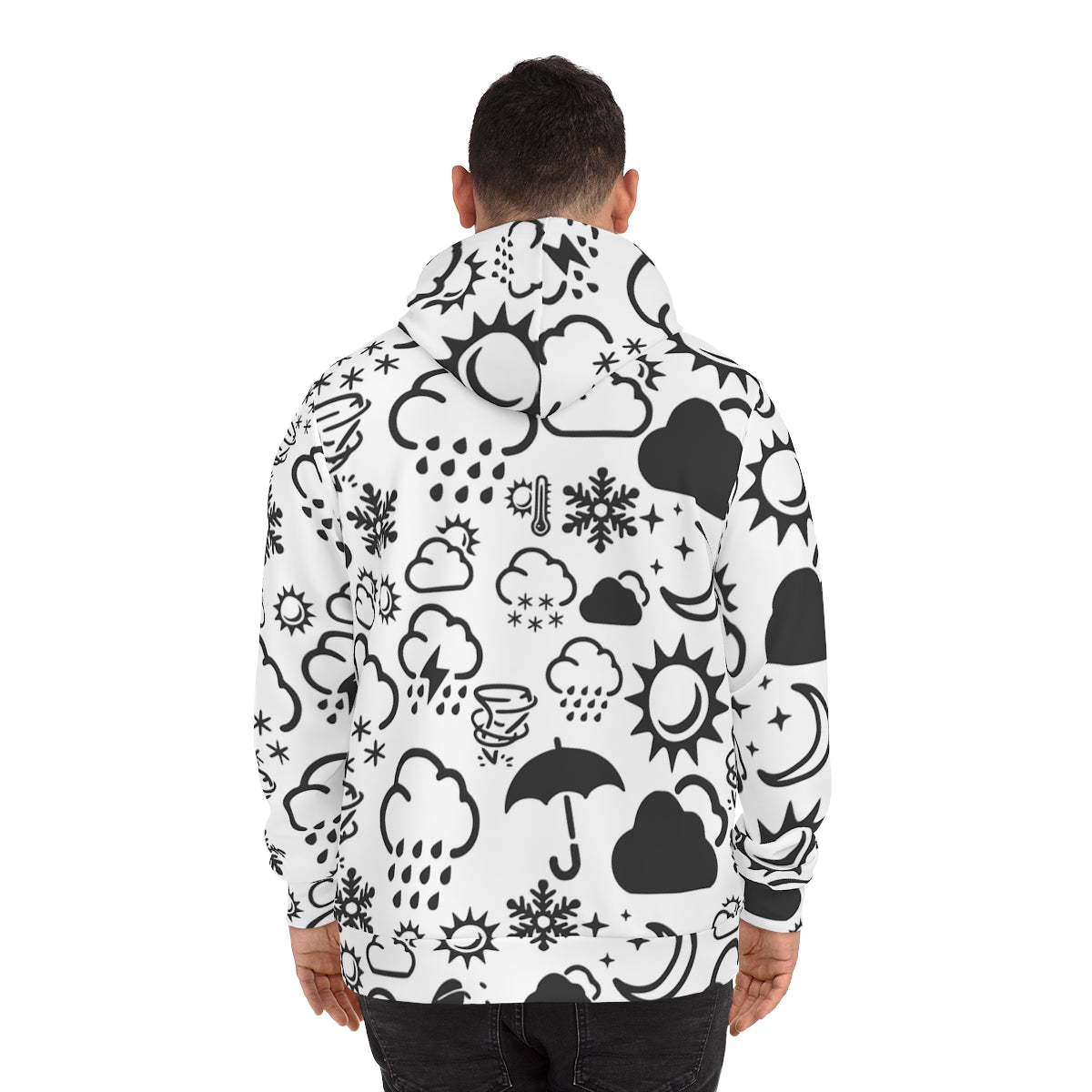 Wx Icon (Blanc/Noir) Sweat à capuche