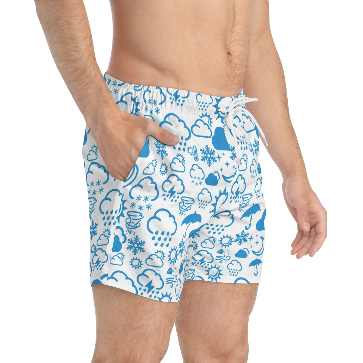 Maillot de bain Wx Icon (Blanc/Bleu)