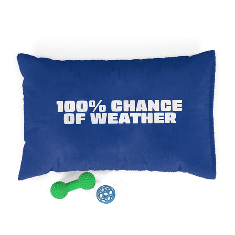 100% Chance of Weather Pet Bed
