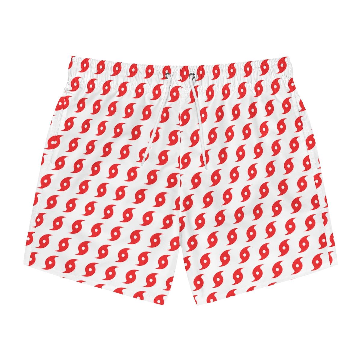 Short de bain Hurricane (Blanc/Rouge)
