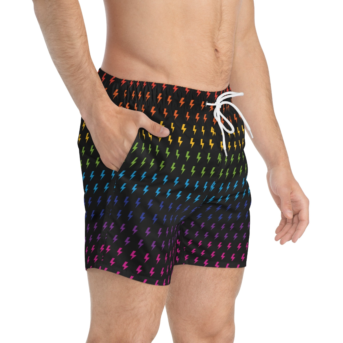 Maillot de bain Lightning (noir/arc-en-ciel)