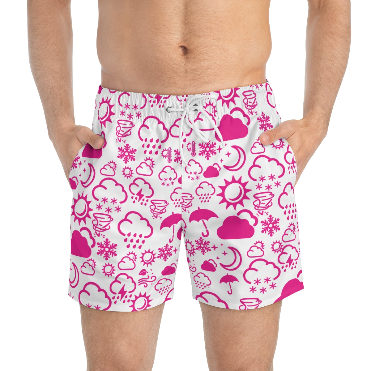 Maillot de bain Wx Icon (Blanc/Rose)