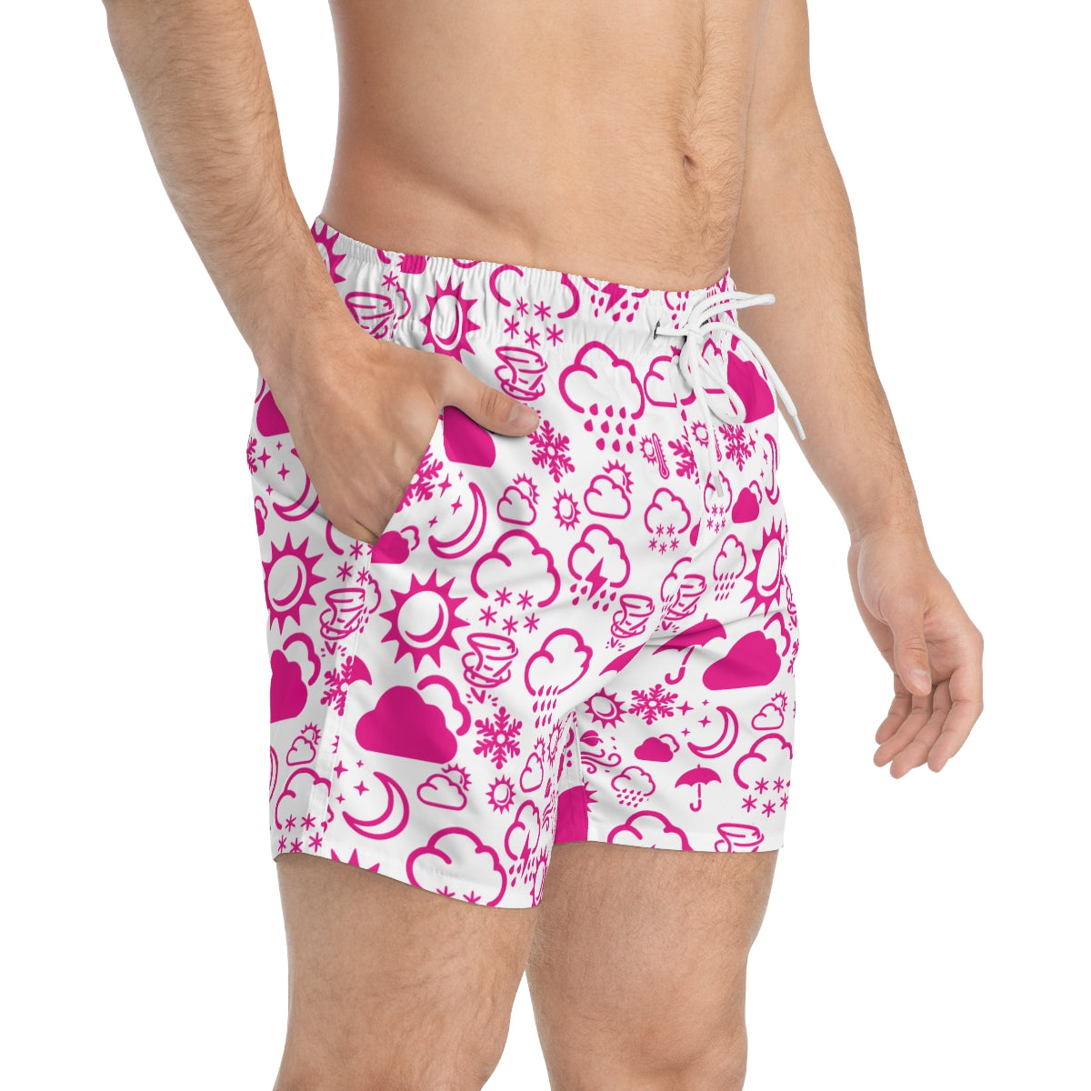 Maillot de bain Wx Icon (Blanc/Rose)