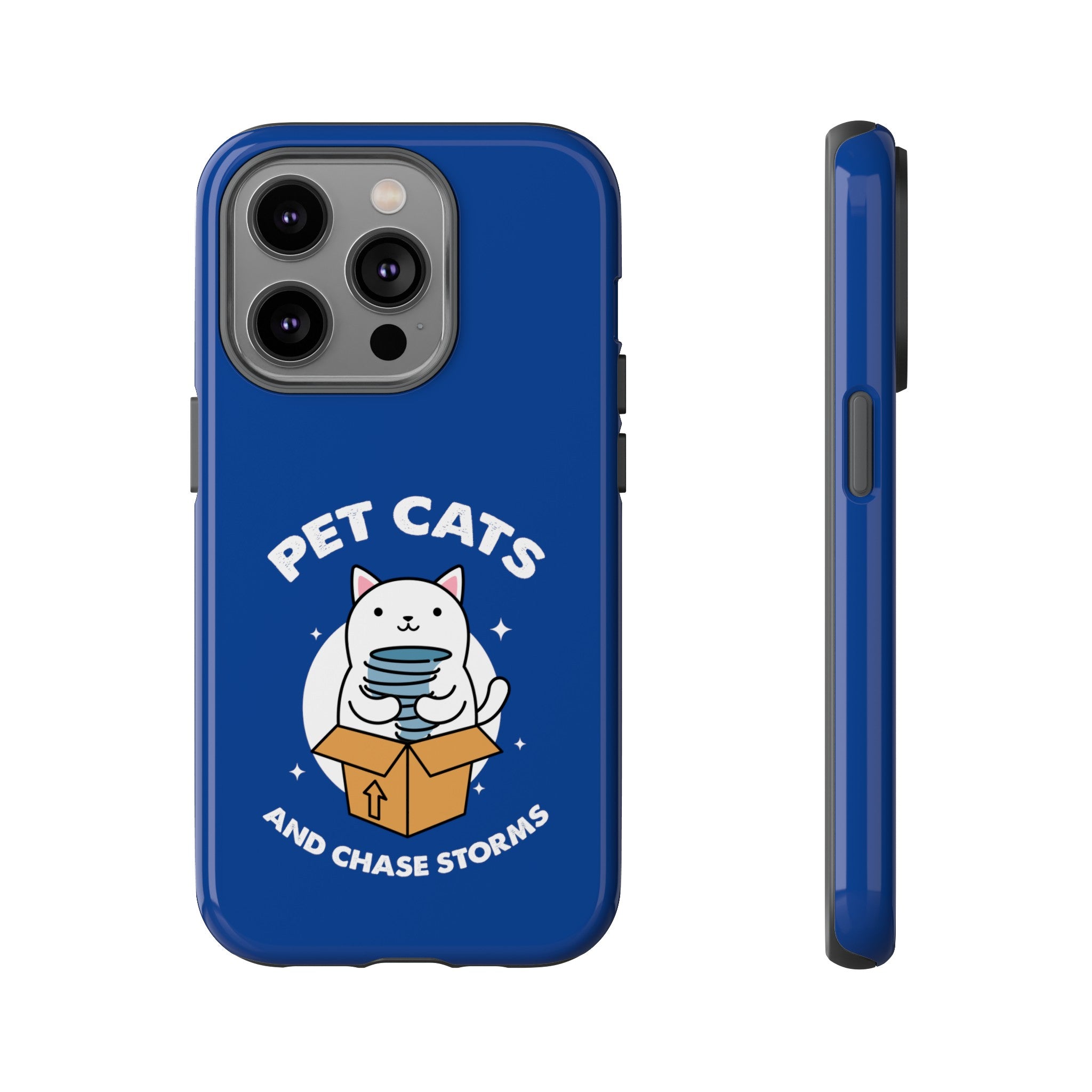 Pet Cats and Chase Storms Tough Phone Case 