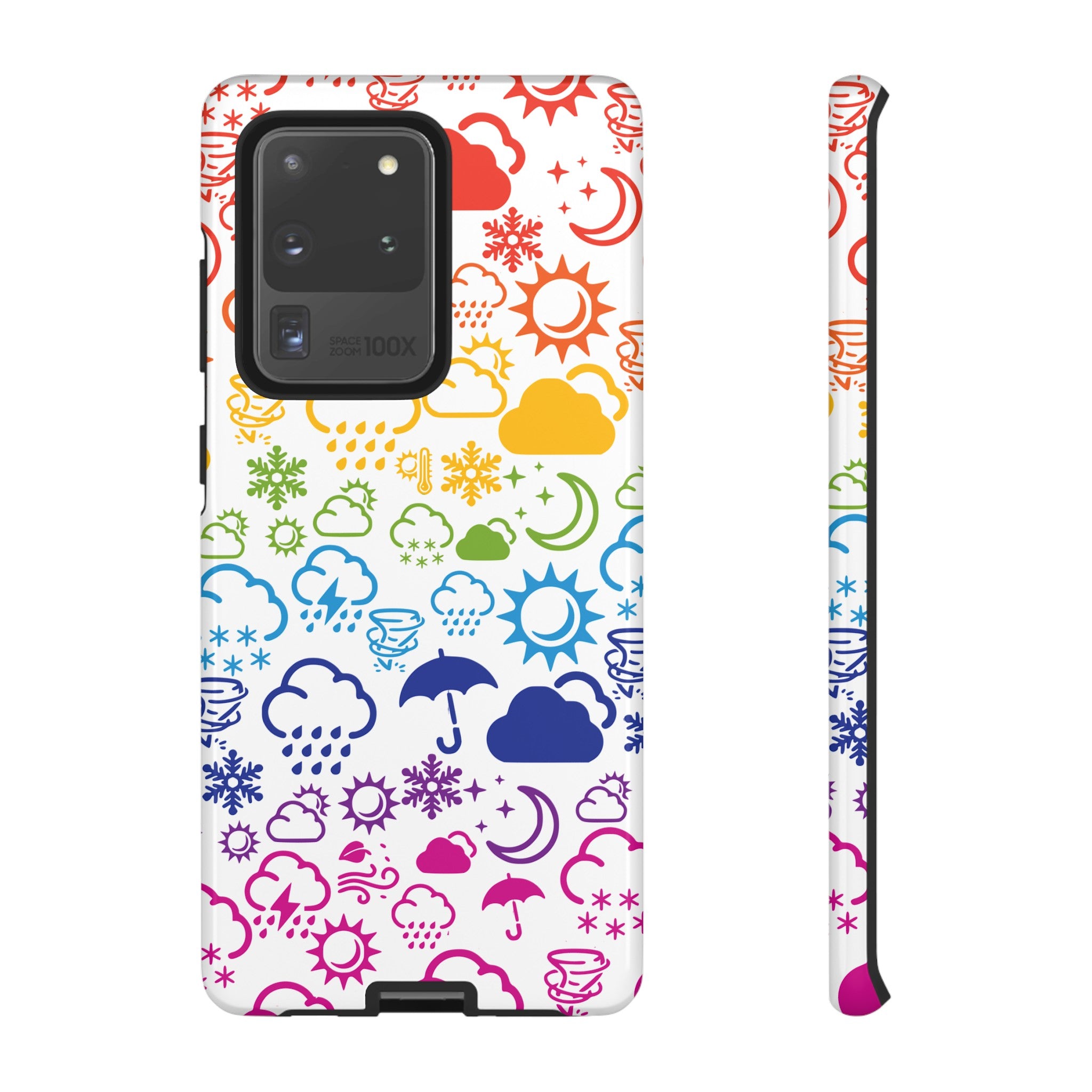 Funda rígida para teléfono Wx Icon (Rainbow) 