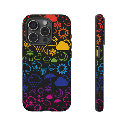 Wx Icon (noir/arc-en-ciel) coque de téléphone robuste