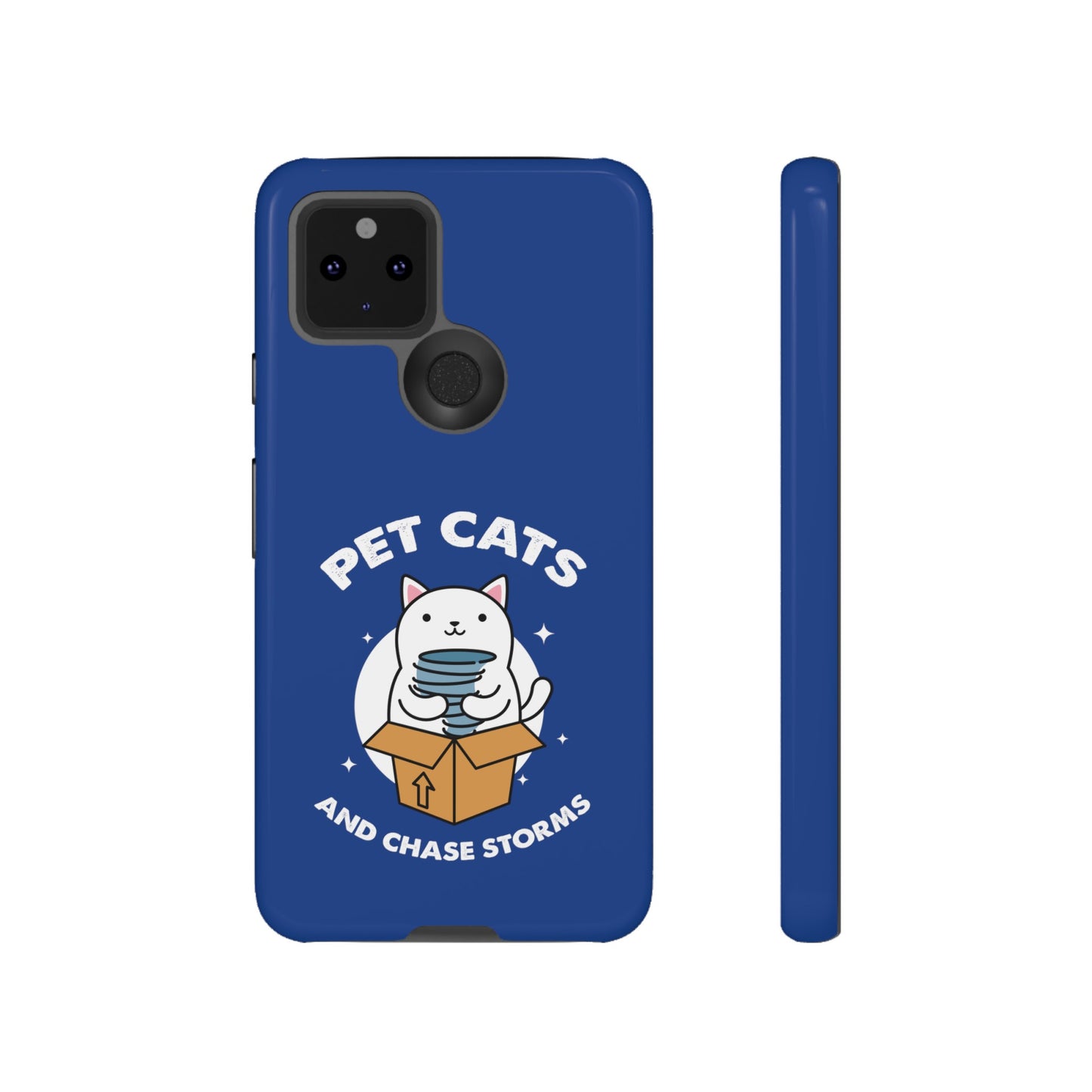 Pet Cats and Chase Storms Tough Phone Case