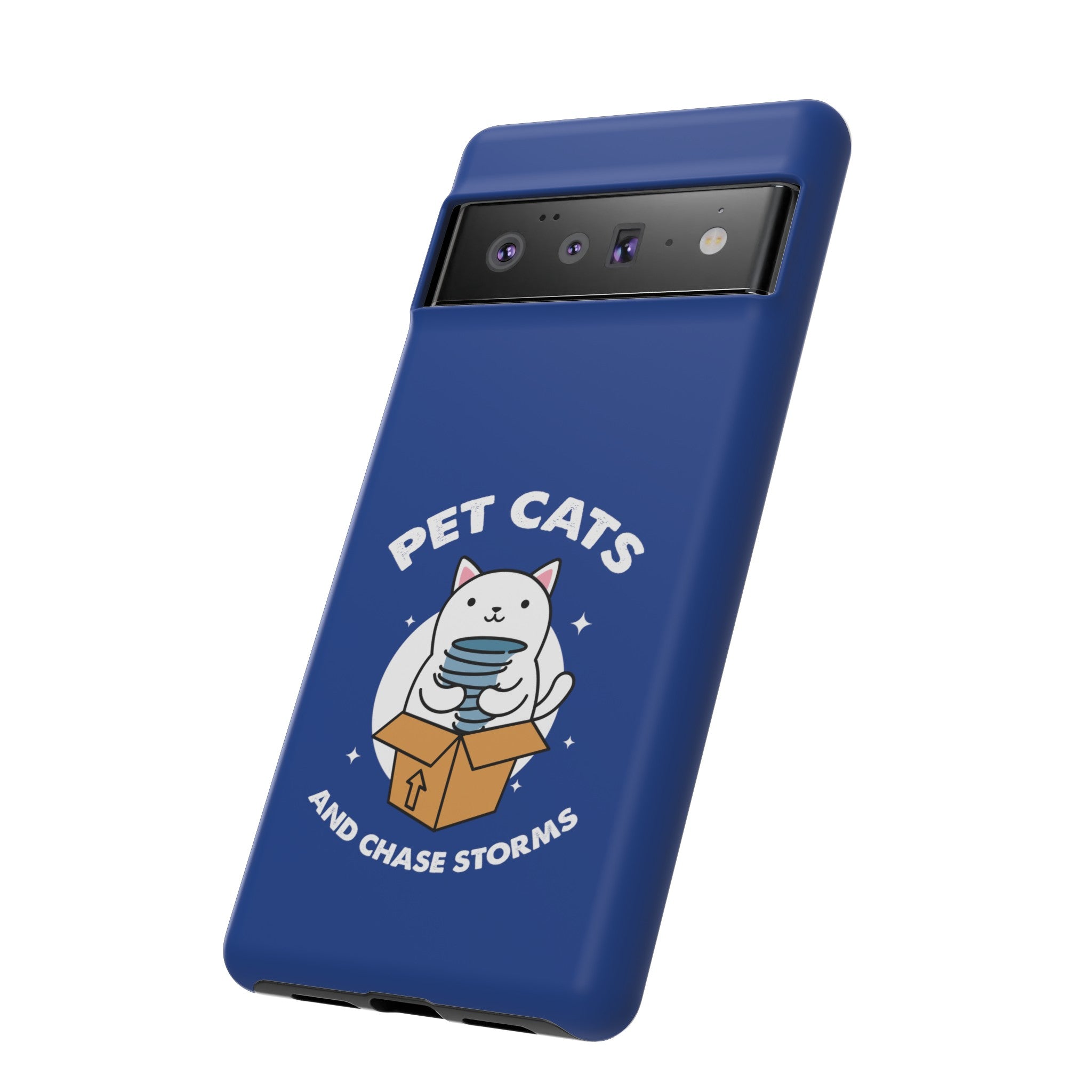 Pet Cats and Chase Storms Tough Phone Case 