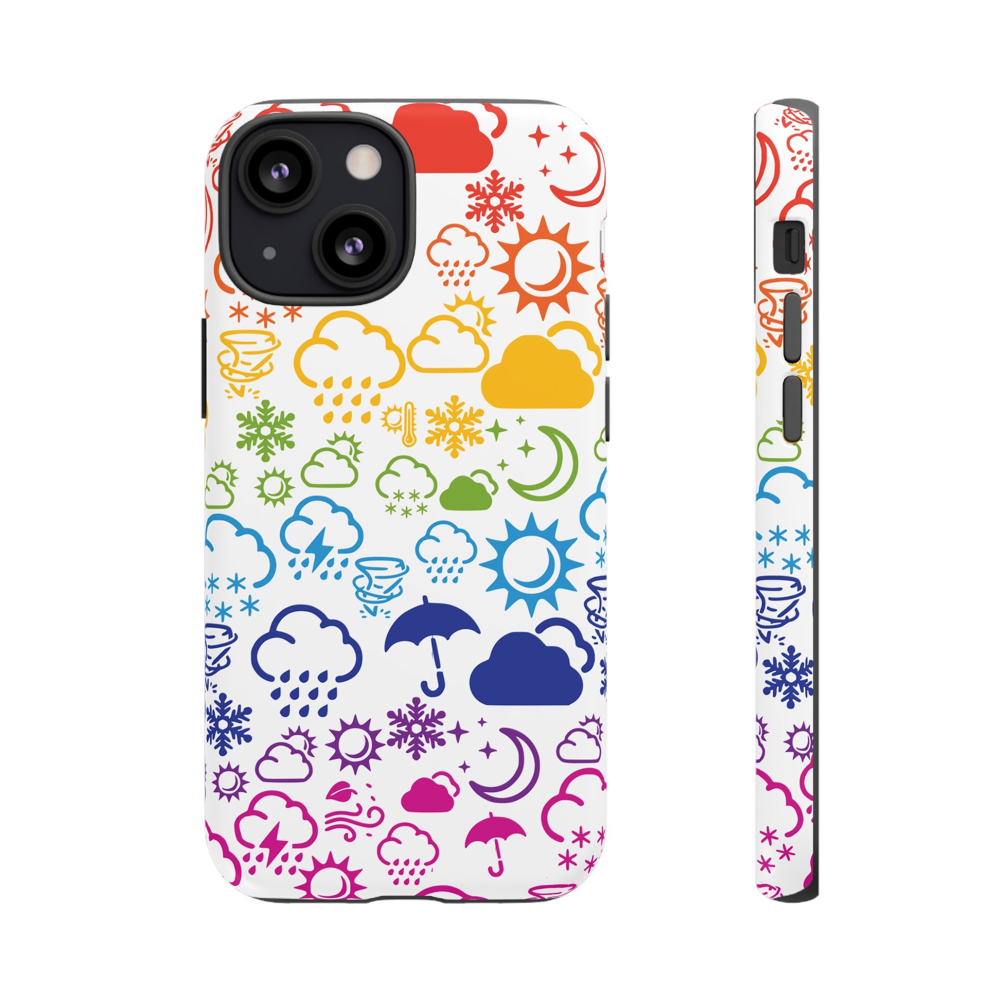 Funda rígida para teléfono Wx Icon (Rainbow) 