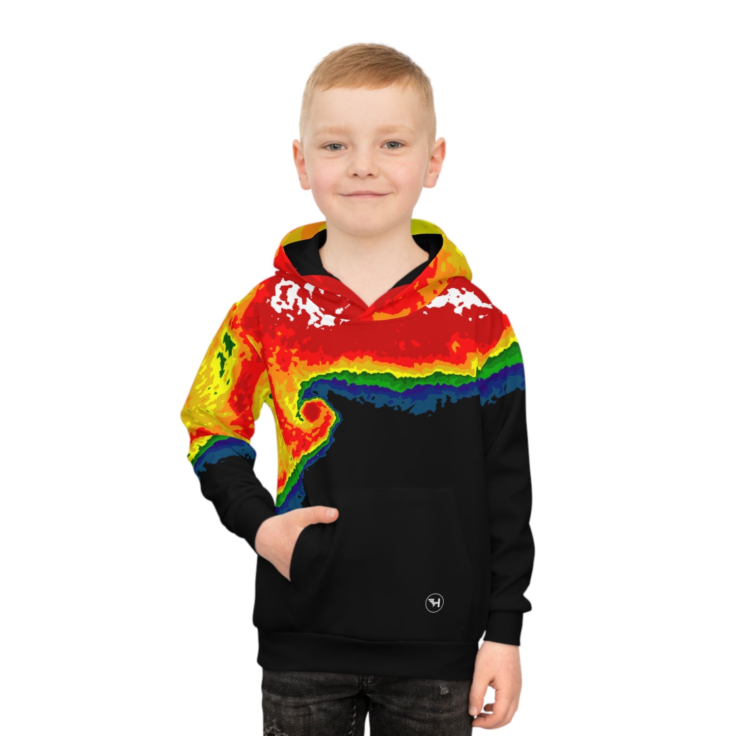 Radar Print Children's Hoodie