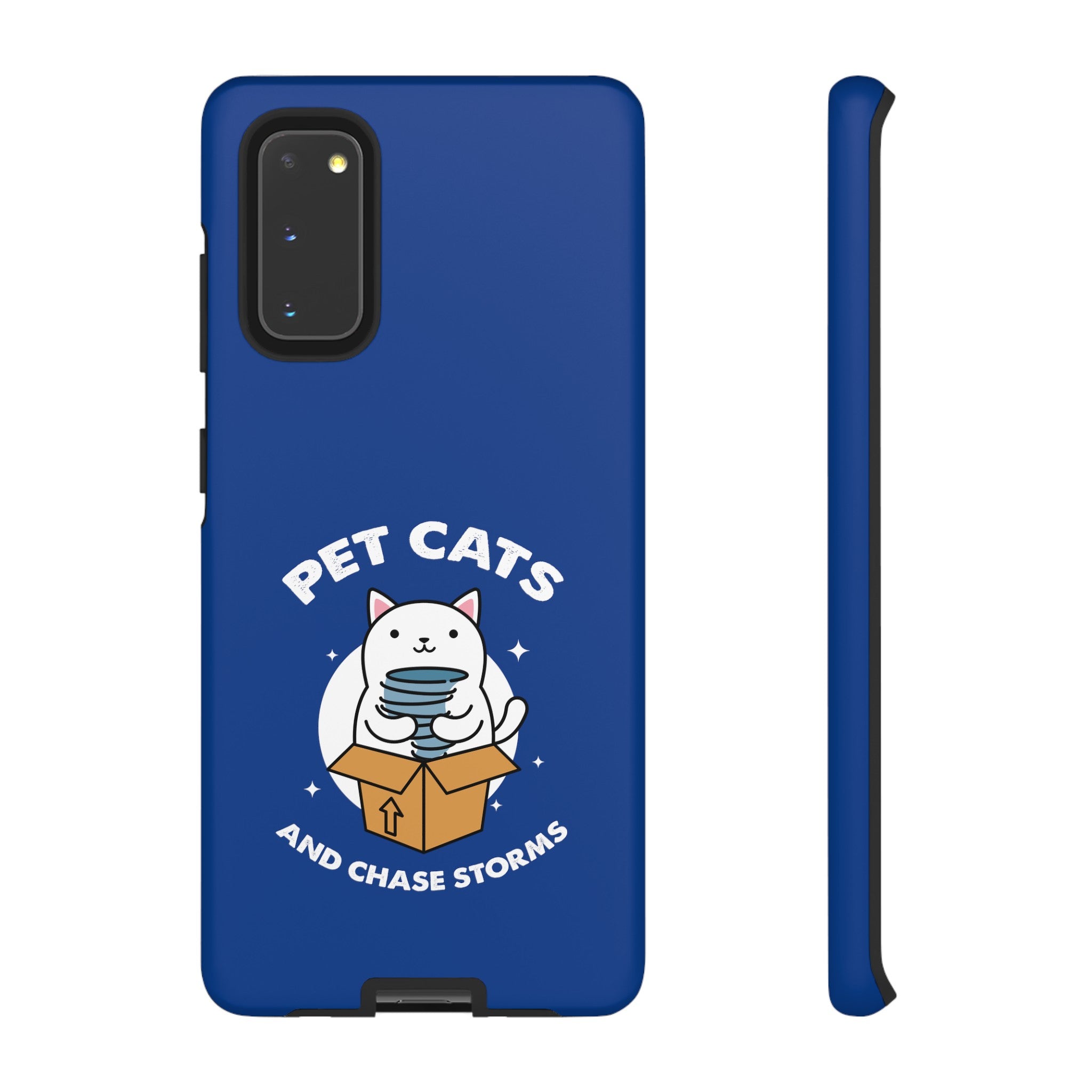 Pet Cats and Chase Storms Tough Phone Case 