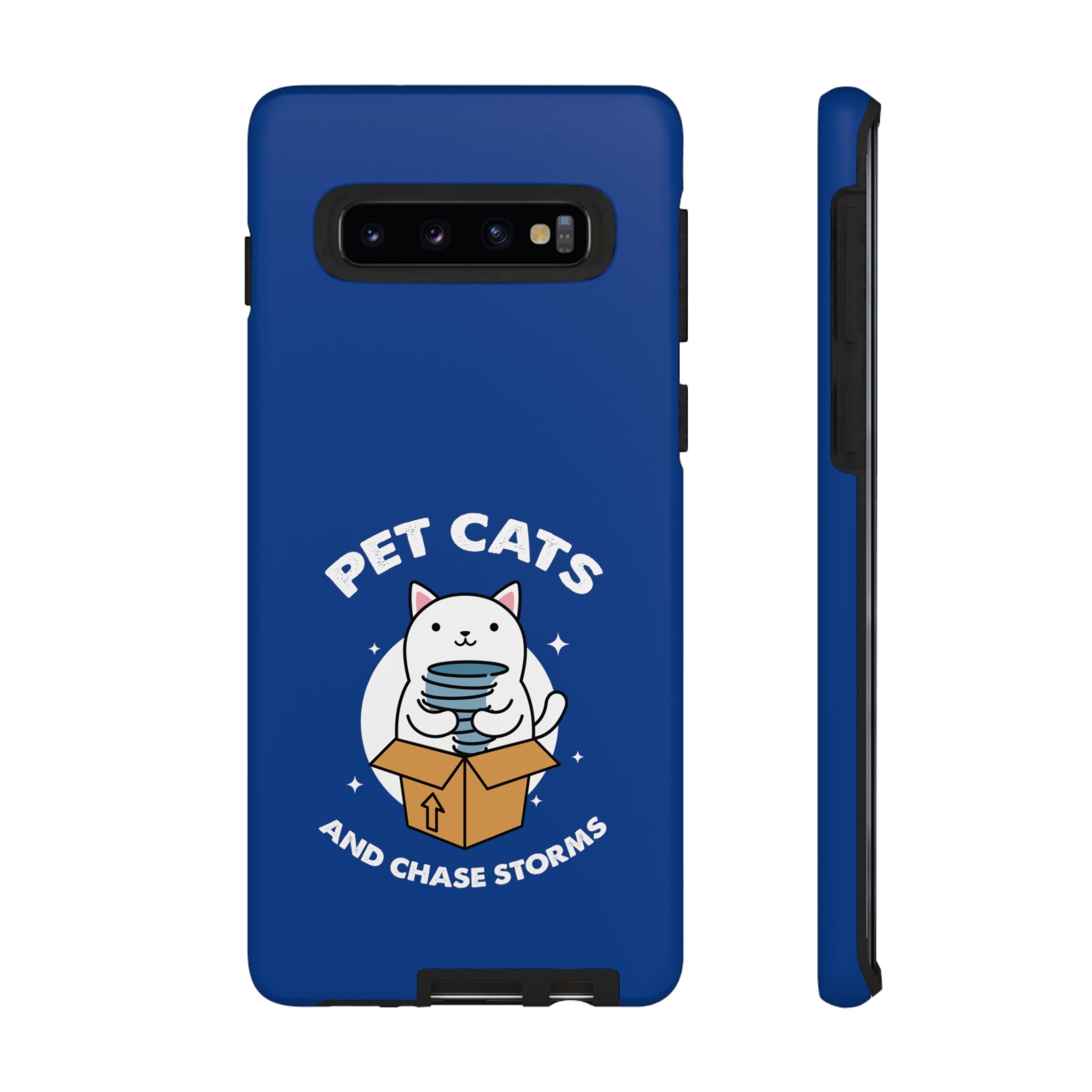 Pet Cats and Chase Storms Tough Phone Case 