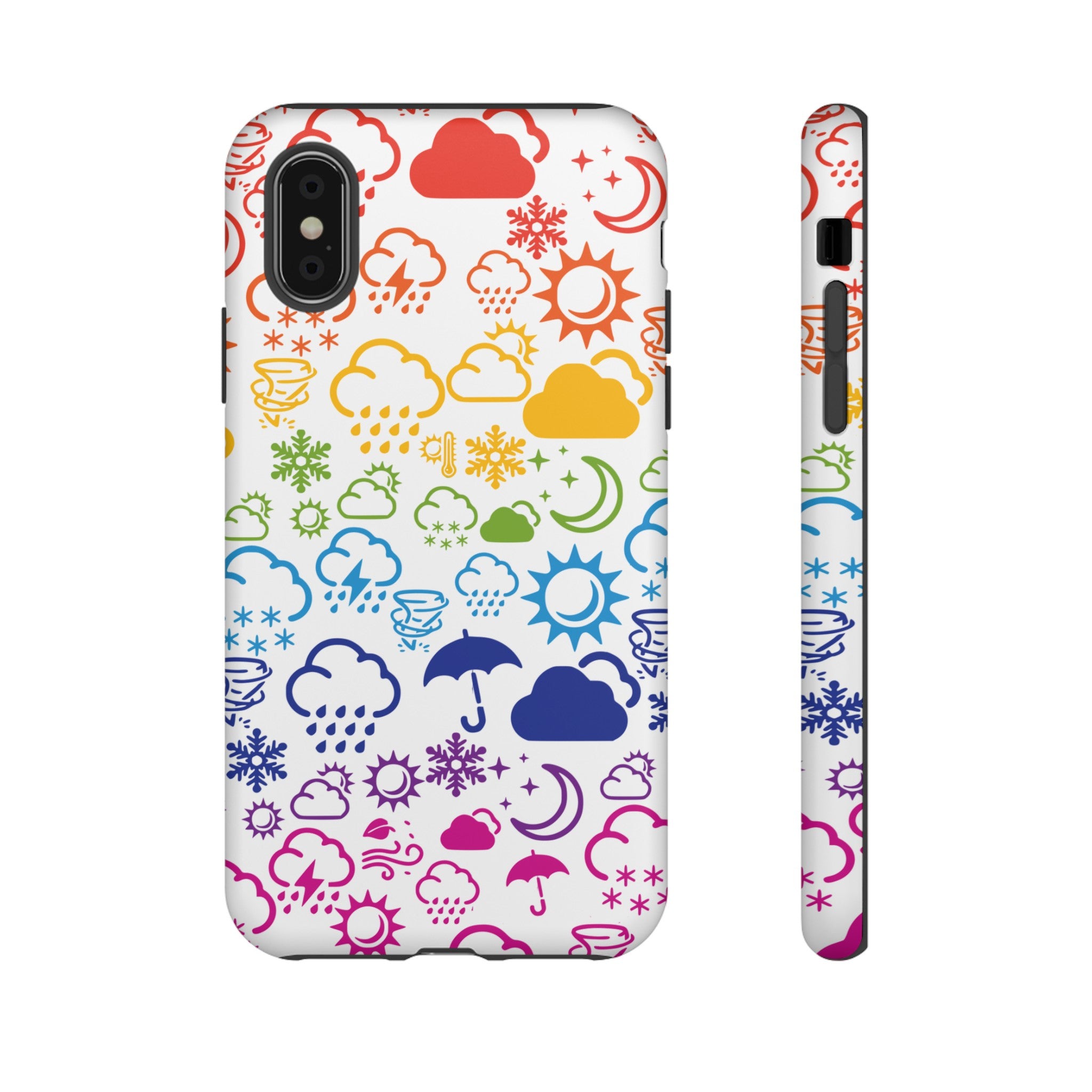 Funda rígida para teléfono Wx Icon (Rainbow) 