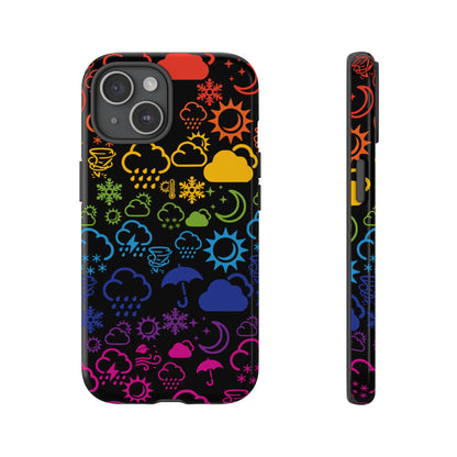 Wx Icon (noir/arc-en-ciel) coque de téléphone robuste