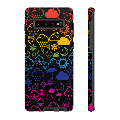 Wx Icon (noir/arc-en-ciel) coque de téléphone robuste