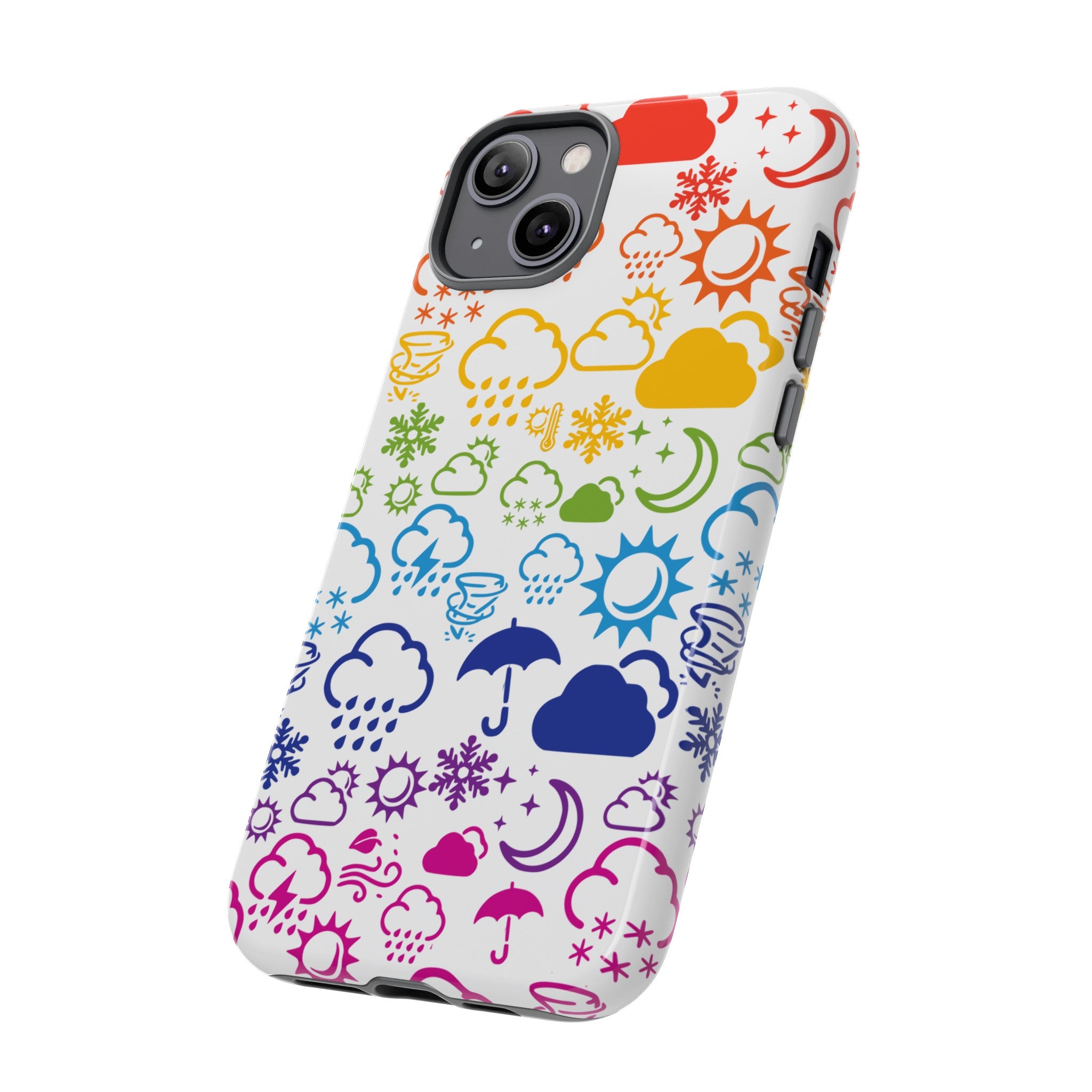 Funda rígida para teléfono Wx Icon (Rainbow) 