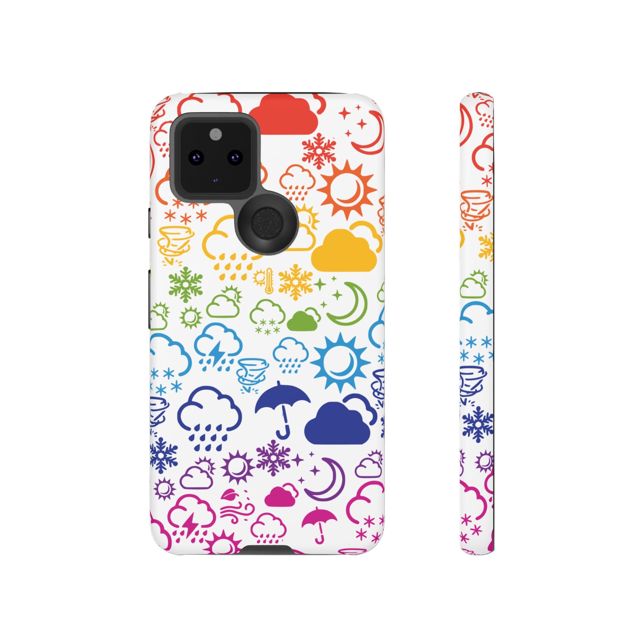 Funda rígida para teléfono Wx Icon (Rainbow) 