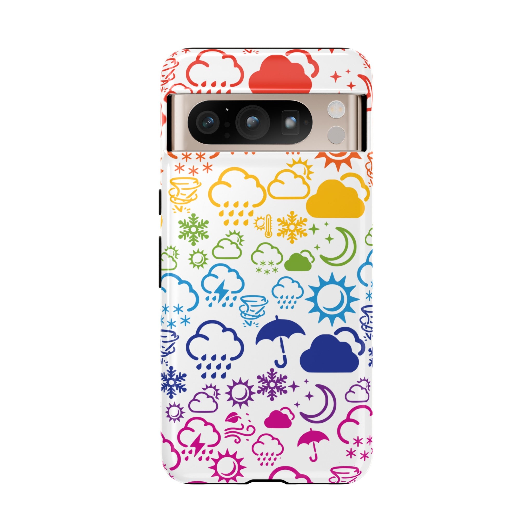 Funda rígida para teléfono Wx Icon (Rainbow) 