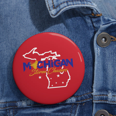 Michigan Storm Chasers Pin Buttons