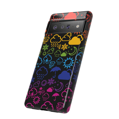 Wx Icon (noir/arc-en-ciel) coque de téléphone robuste