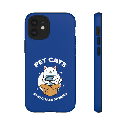 Pet Cats and Chase Storms Tough Phone Case