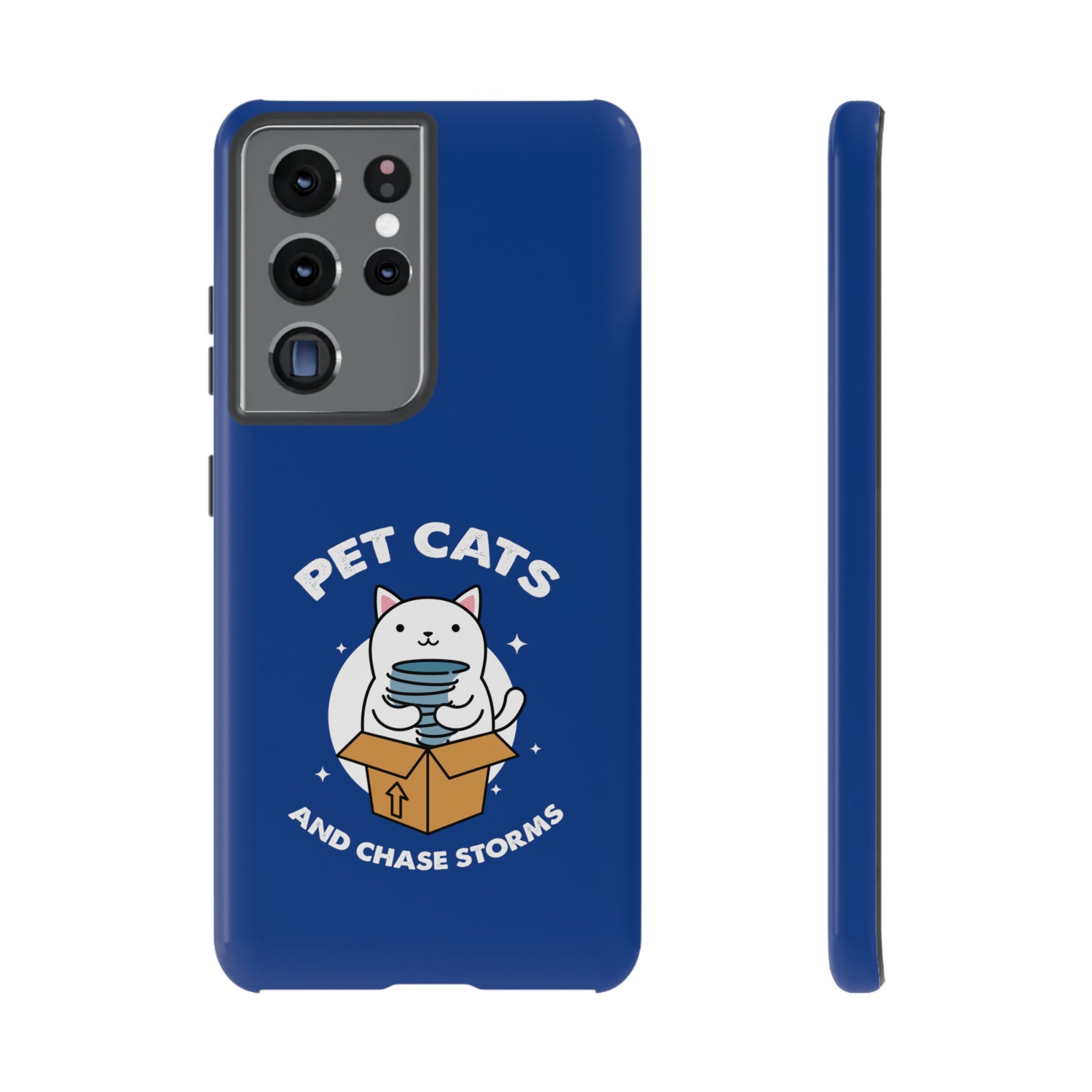 Pet Cats and Chase Storms Tough Phone Case 