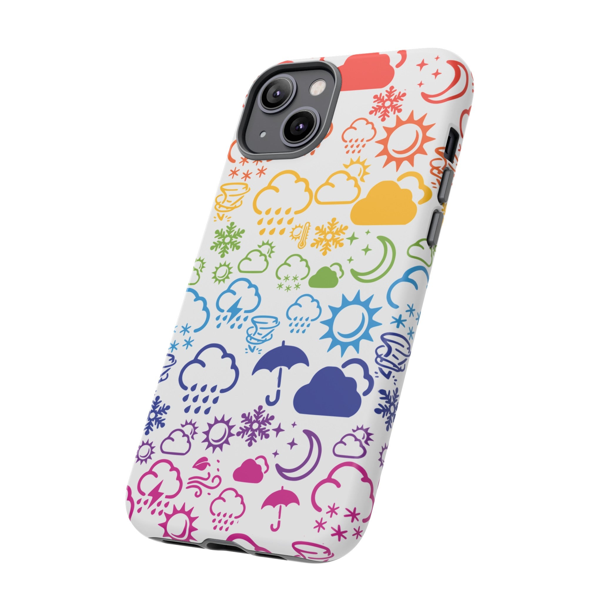 Funda rígida para teléfono Wx Icon (Rainbow) 