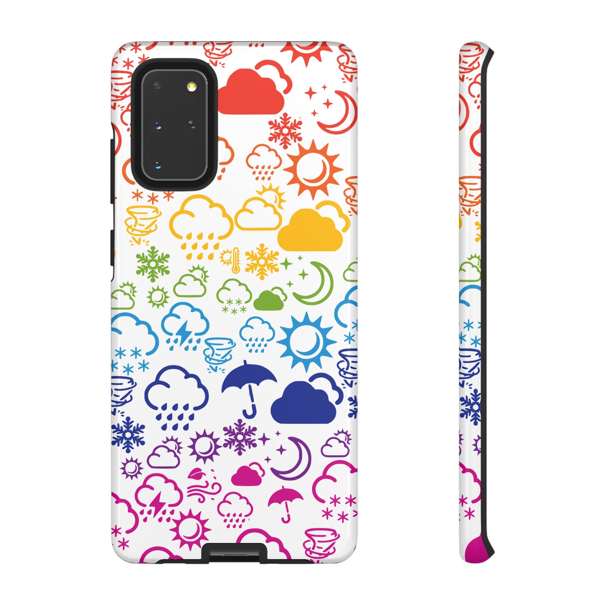 Funda rígida para teléfono Wx Icon (Rainbow) 