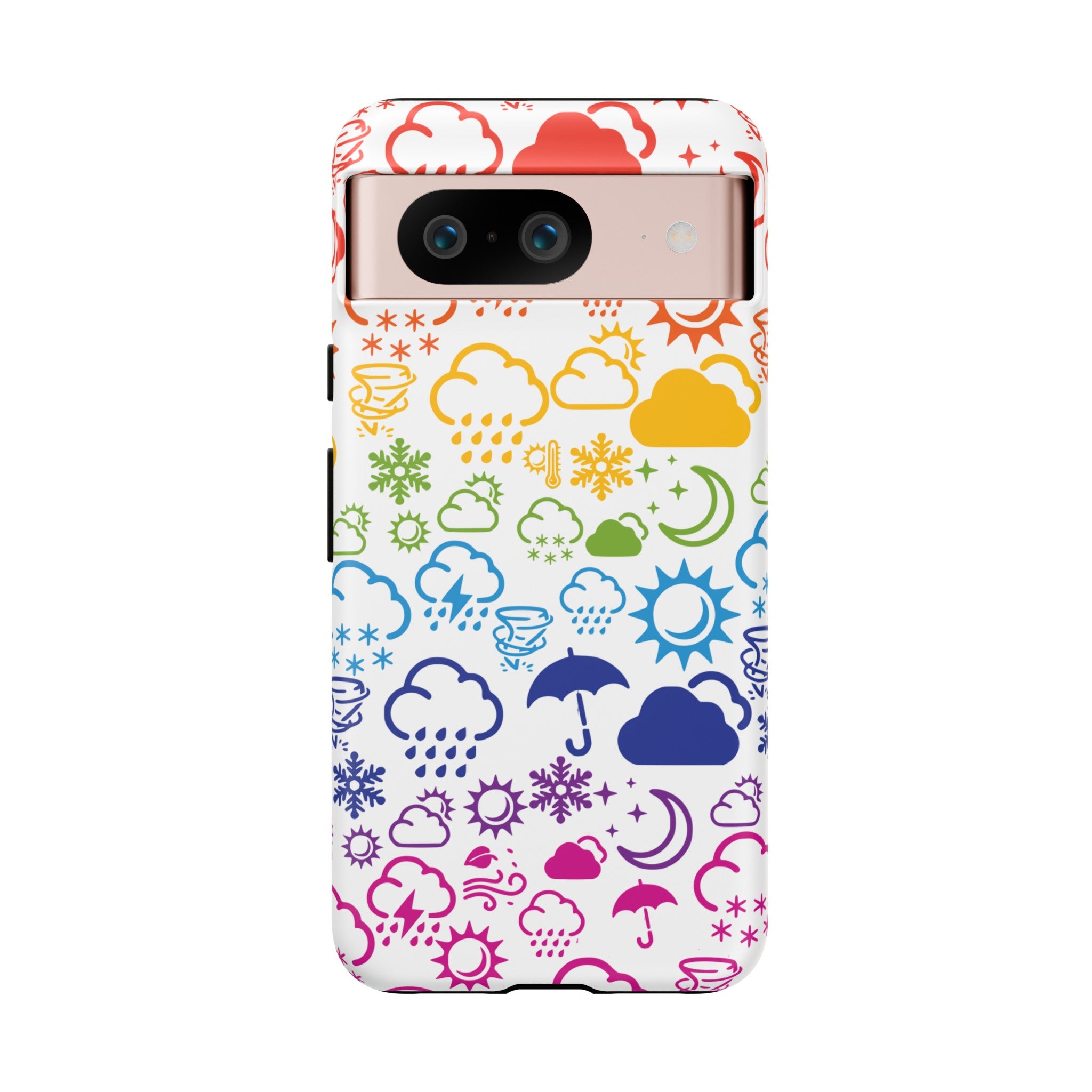 Funda rígida para teléfono Wx Icon (Rainbow) 