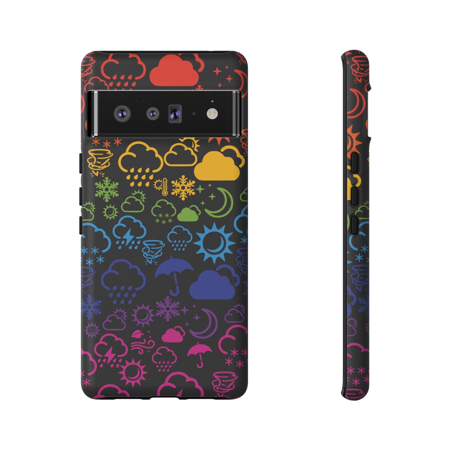 Wx Icon (noir/arc-en-ciel) coque de téléphone robuste