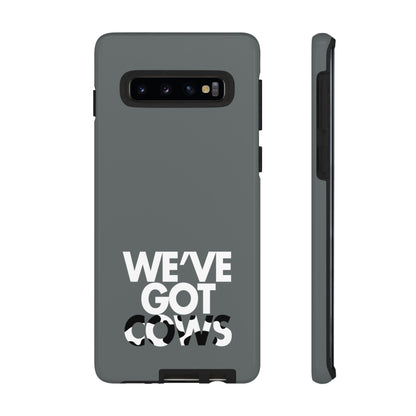 Tenemos funda de teléfono resistente de vacas