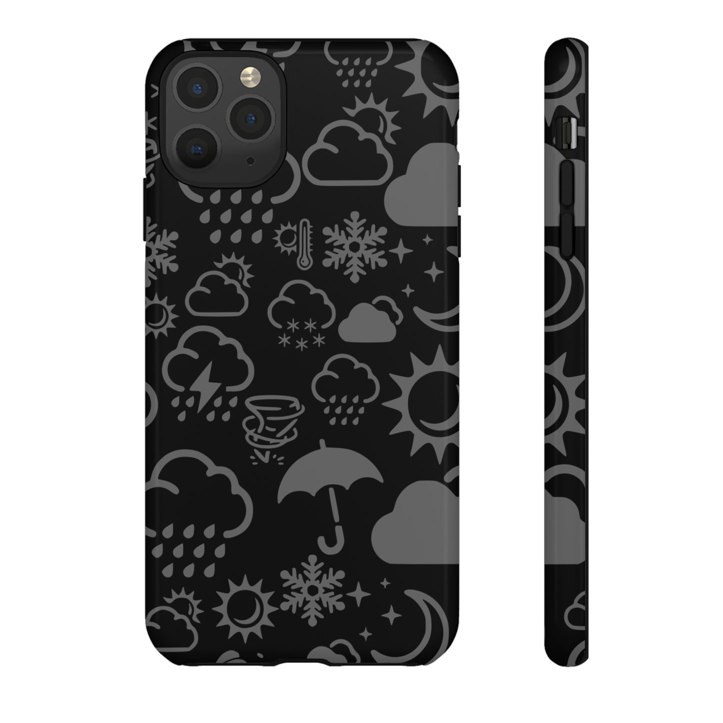 Wx Icon (noir/gris) coque de téléphone robuste