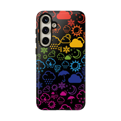 Wx Icon (noir/arc-en-ciel) coque de téléphone robuste