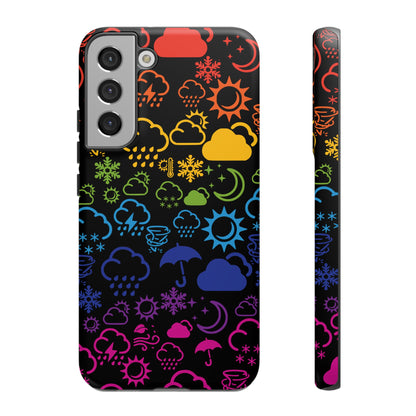 Wx Icon (noir/arc-en-ciel) coque de téléphone robuste