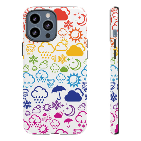 Funda rígida para teléfono Wx Icon (Rainbow)