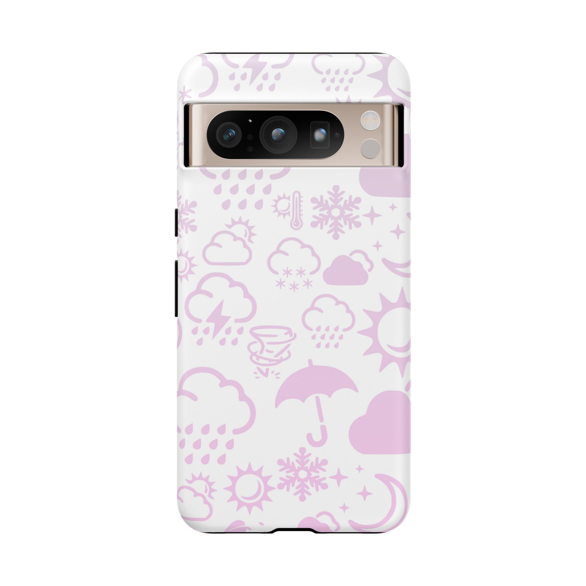 Funda resistente para teléfono Wx Icon (blanco/rosa) 