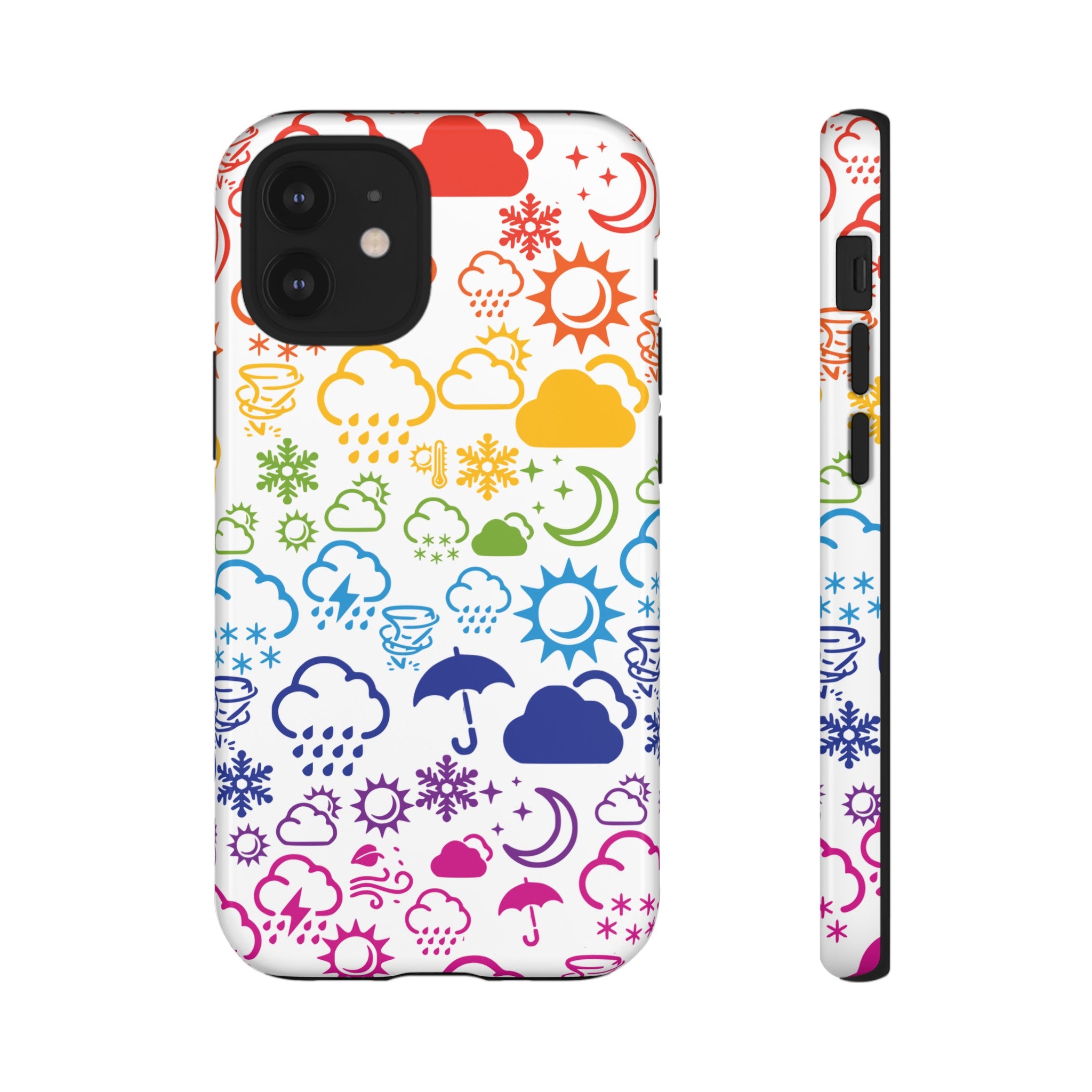 Funda rígida para teléfono Wx Icon (Rainbow) 