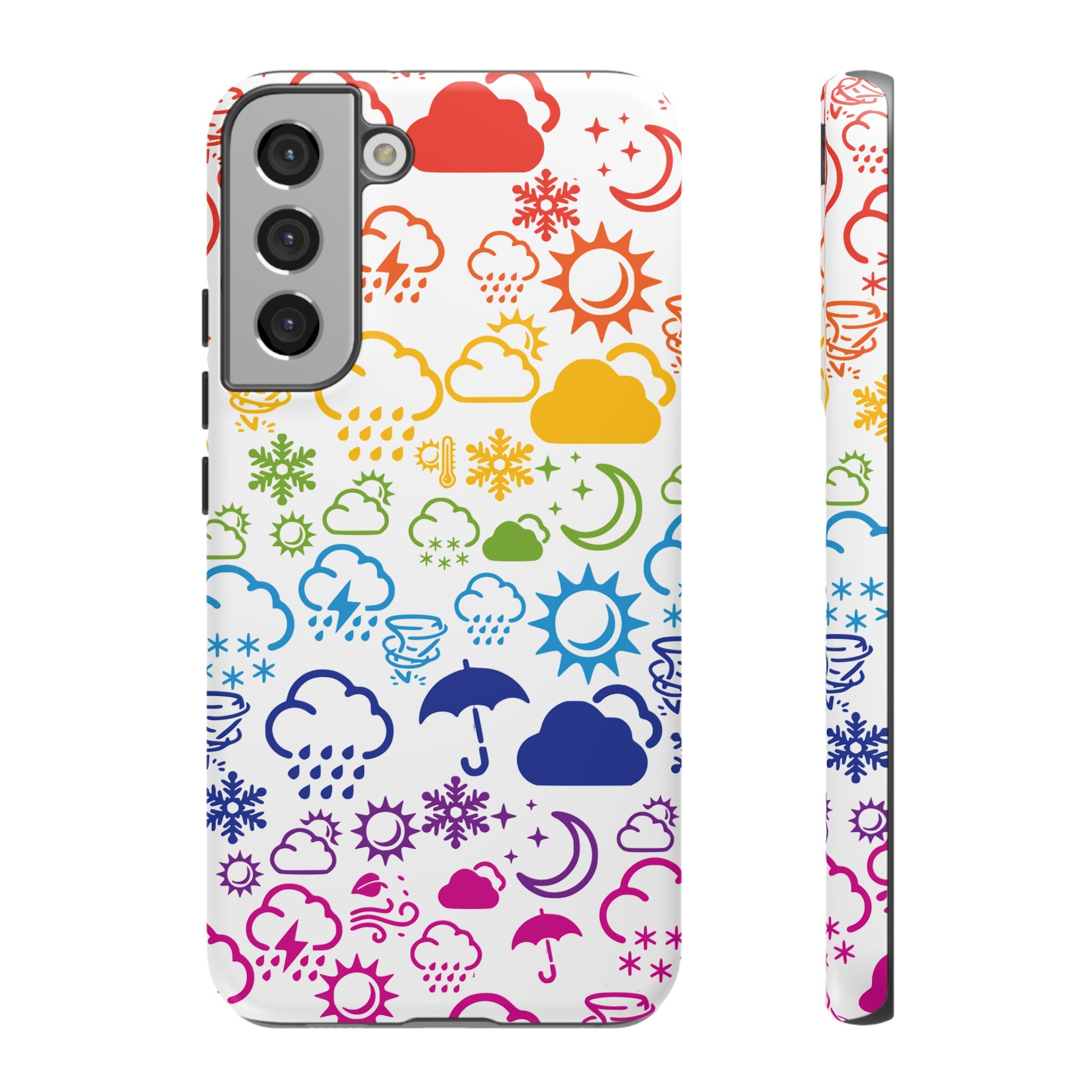 Funda rígida para teléfono Wx Icon (Rainbow) 